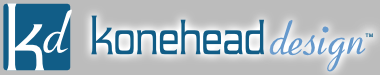 konehead design logo for footer